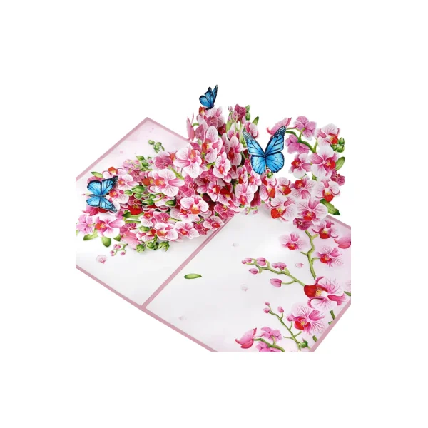 3D üdvözlőlap – Orchidea