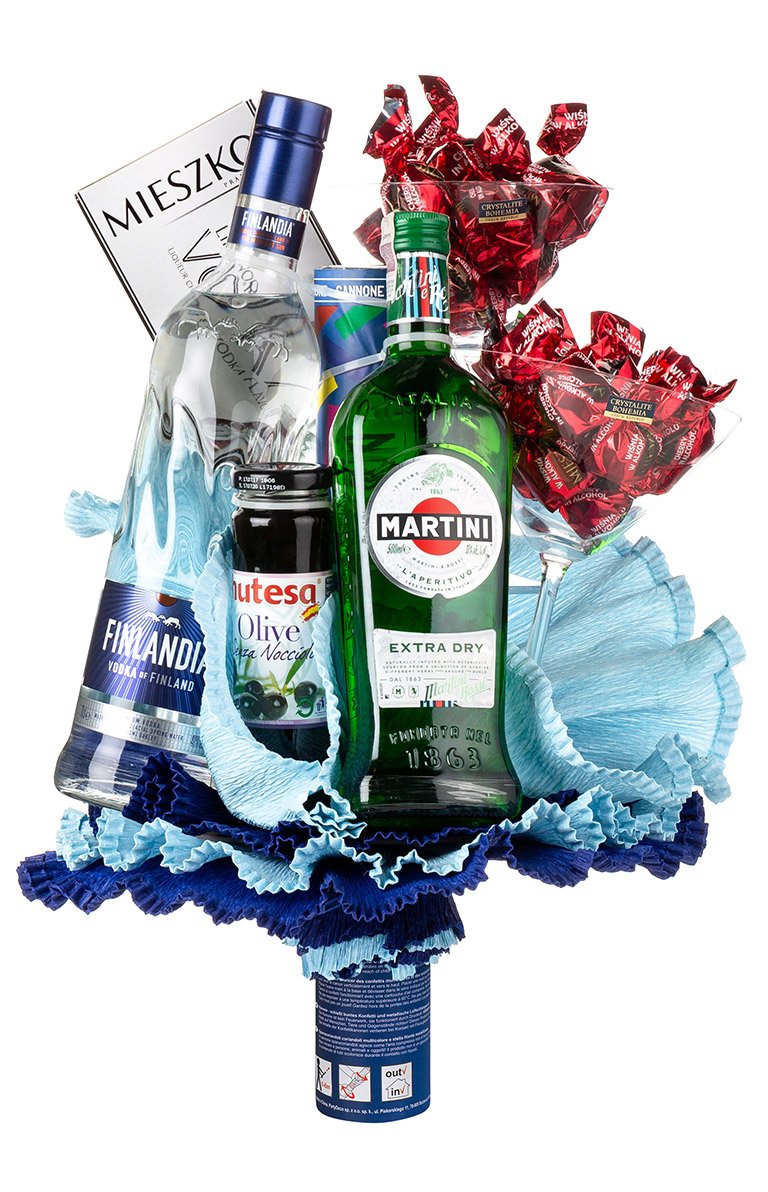 Ajándékcsokor – Vodka Martini Cocktail Set