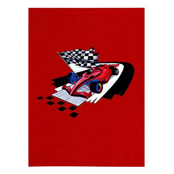 3D üdvözlőlap - Forma 1