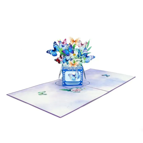 3D üdvözlőlap - Varázspillangók