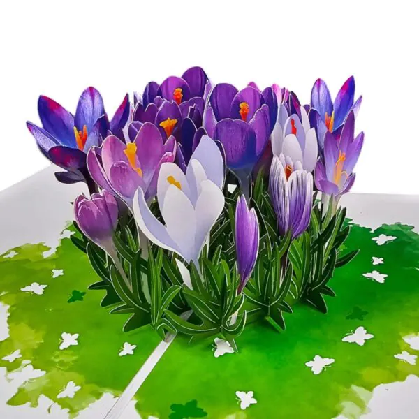 3D üdvözlőlap - Sáfrány