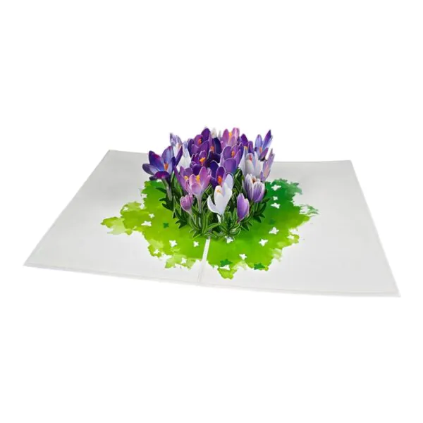 3D üdvözlőlap - Sáfrány