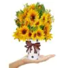 3D csokor - Napraforgók