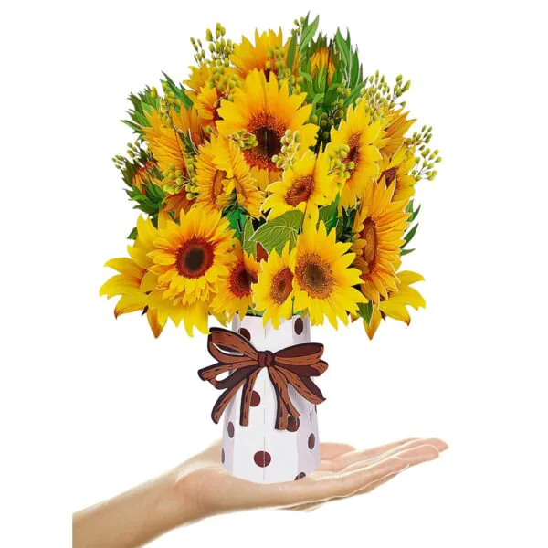 3D csokor - Napraforgók