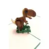 3D üdvözlőlap - Dinoszaurusz
