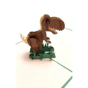 3D üdvözlőlap - Dinoszaurusz