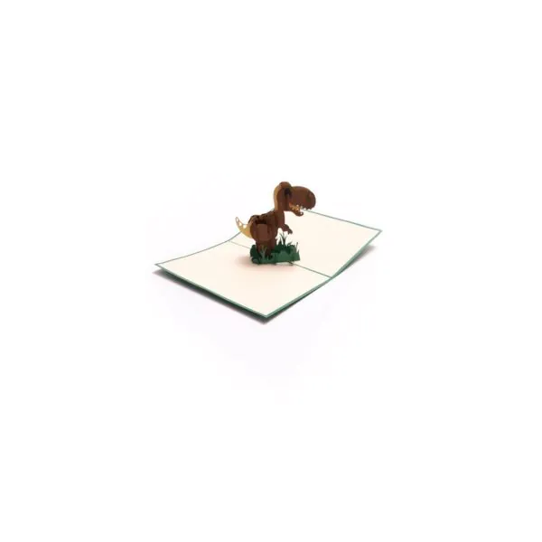 3D üdvözlőlap - Dinoszaurusz