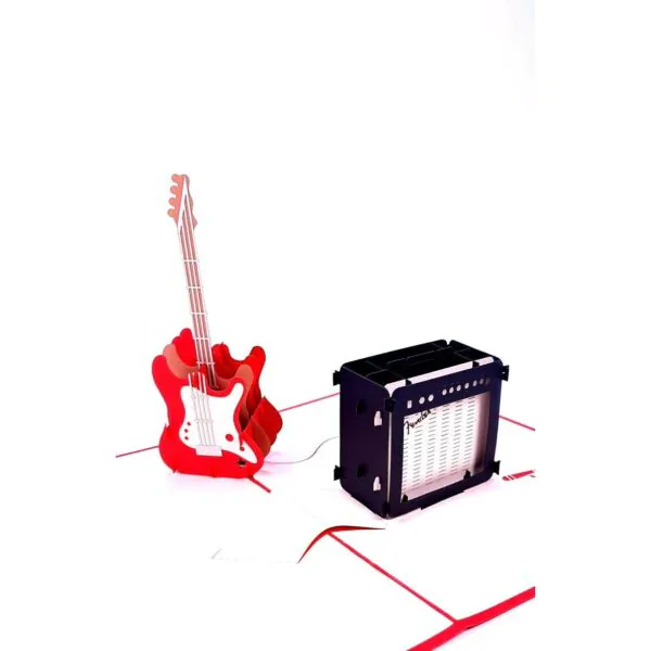 3D üdvözlőlap - Gitár