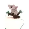 3D üdvözlőlap - Koala