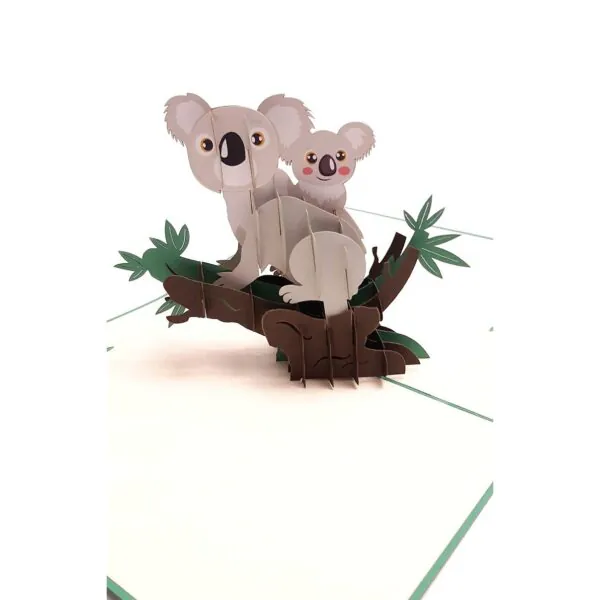 3D üdvözlőlap - Koala
