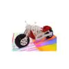 3D üdvözlőlap - Motorkerékpár