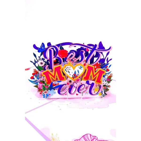 3D üdvözlőlap - A világ legjobb anyukája