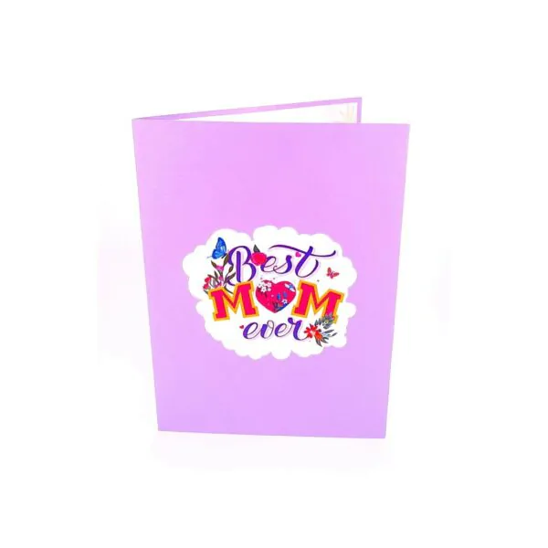 3D üdvözlőlap - A világ legjobb anyukája