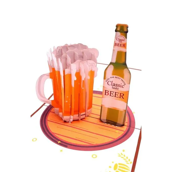 3D üdvözlőlap - Sör