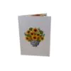 3D üdvözlőlap - Napraforgók