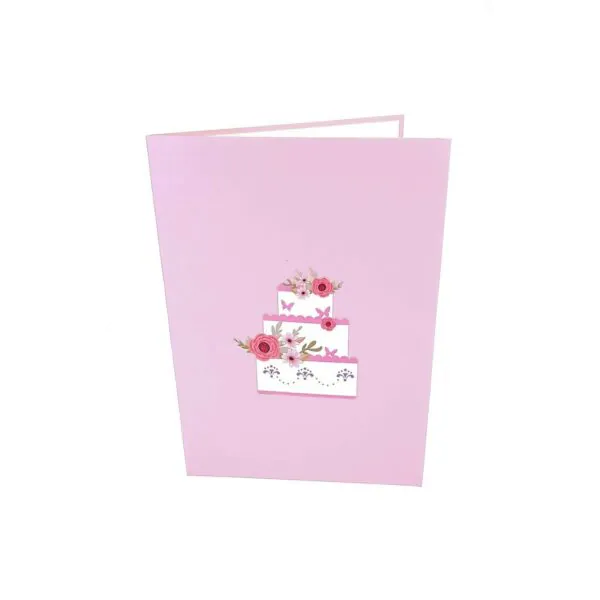 3D üdvözlőlap - Torta