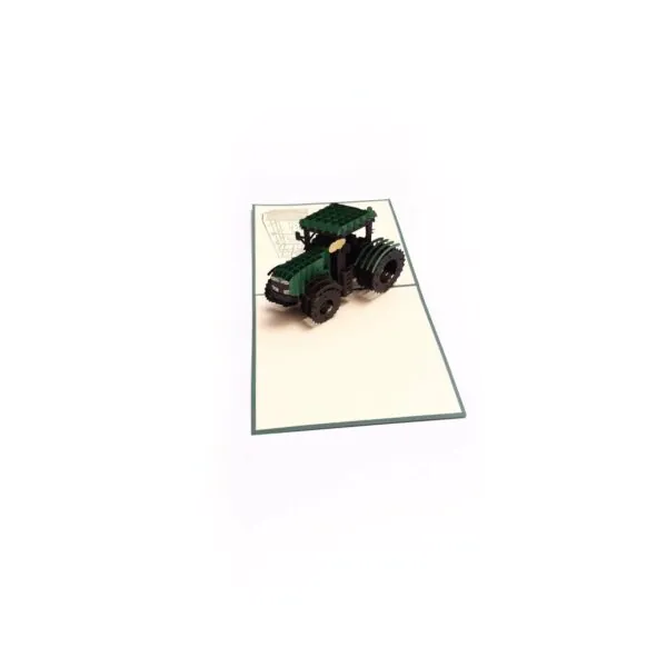 3D üdvözlőlap - Traktor
