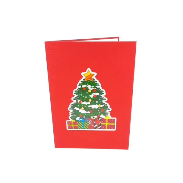 3D üdvözlőlap - Karácsonyfa