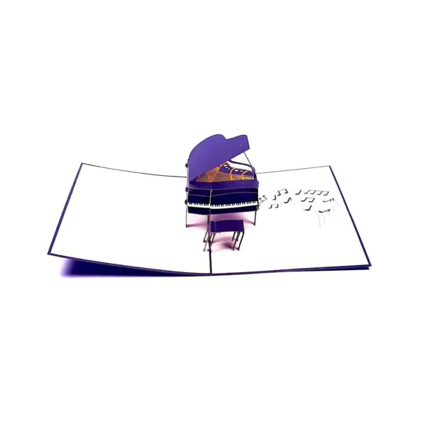 3D üdvözlőlap - Zongora