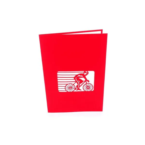 3D üdvözlőlap - Kerékpárosok