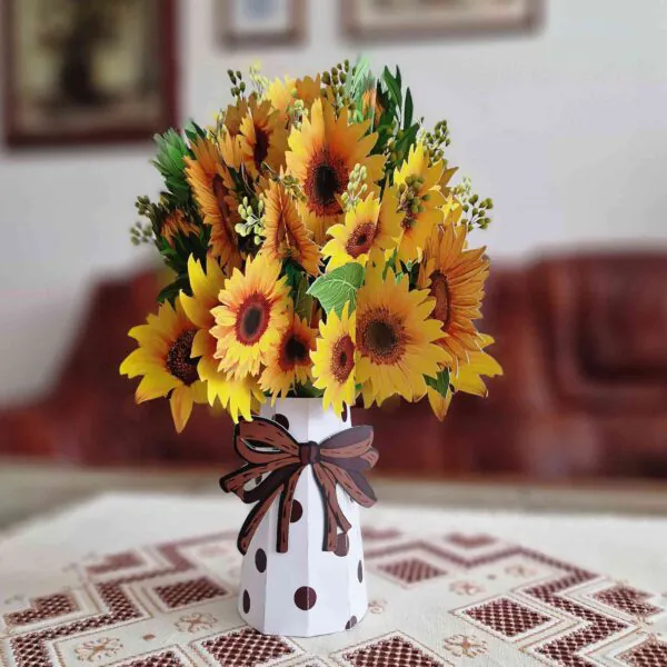 3D csokor - Napraforgók