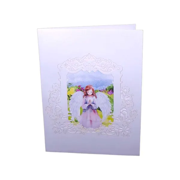 3D üdvözlőlap - Elsőáldozó angyal