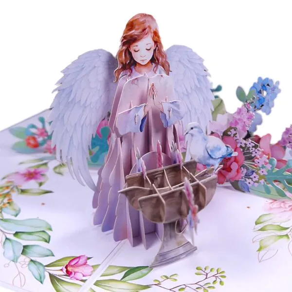 3D üdvözlőlap - Elsőáldozó angyal