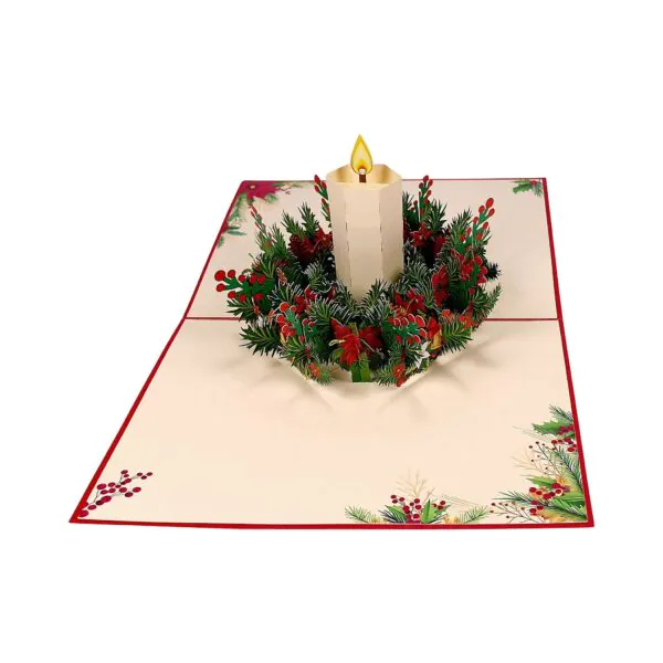 adventni_venec_open.jpg 3D üdvözlőlap - Adventi koszorú