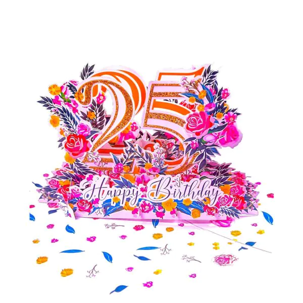 3D üdvözlőlap - 25-ös szám