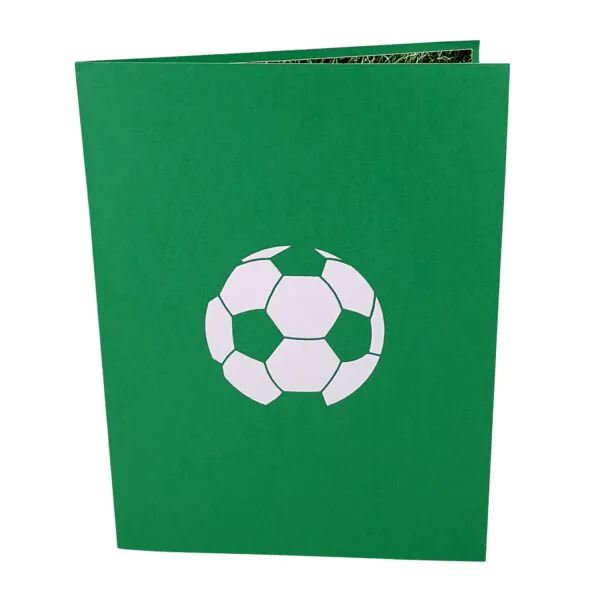 3D üdvözlőlap - Focilabda