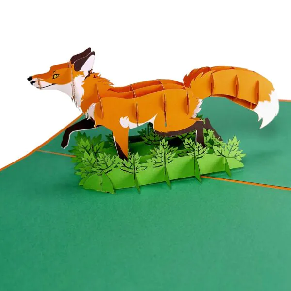 3D üdvözlőlap - Róka