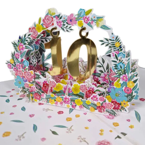 3D üdvözlőlap - 10-es szám