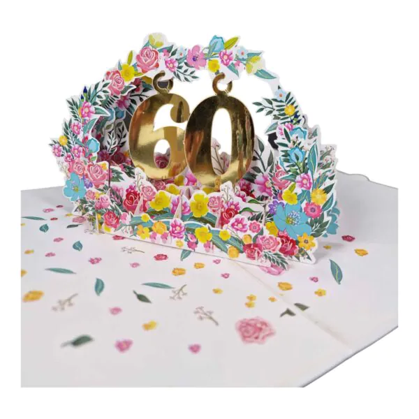 3D üdvözlőlap - 60-as szám