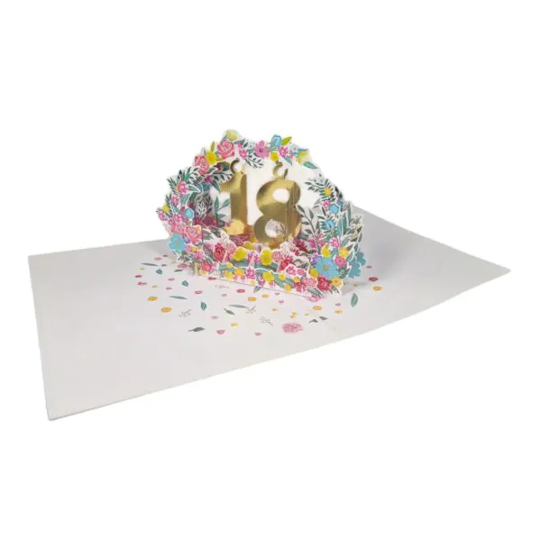 3D üdvözlőlap - 18-as szám