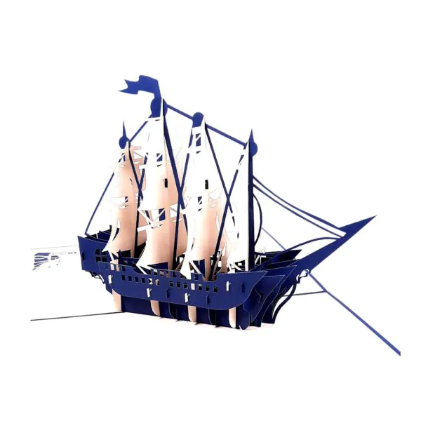 3D üdvözlőlap - Vitorláshajó