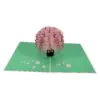 3D üdvözlőlap - Boldogság fája (rózsaszín)