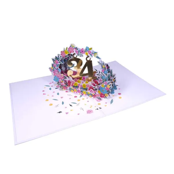 3D üdvözlőlap - Váltható számok