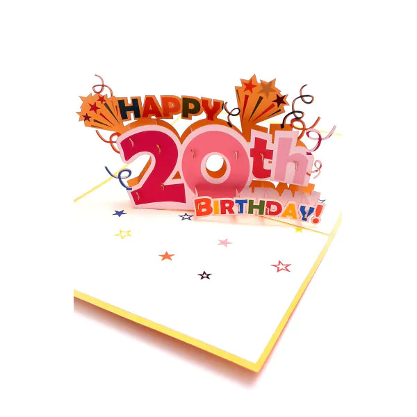 3D üdvözlőlap – 20