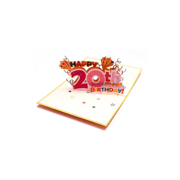 3D üdvözlőlap – 20