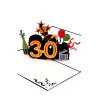 3D üdvözlőlap – 30