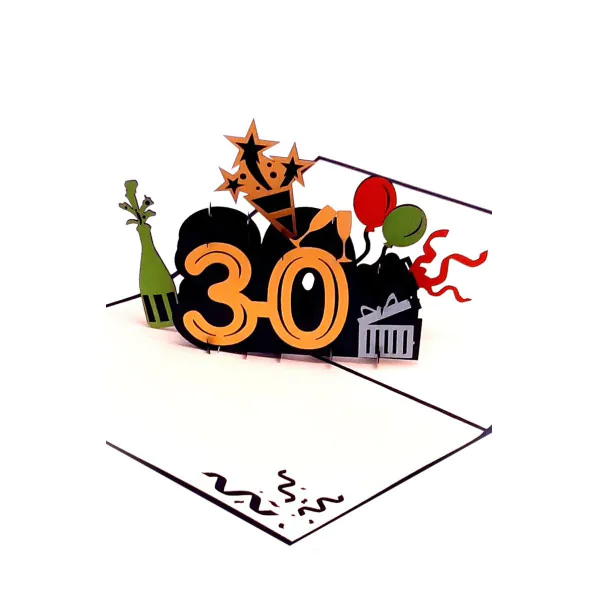 3D üdvözlőlap – 30