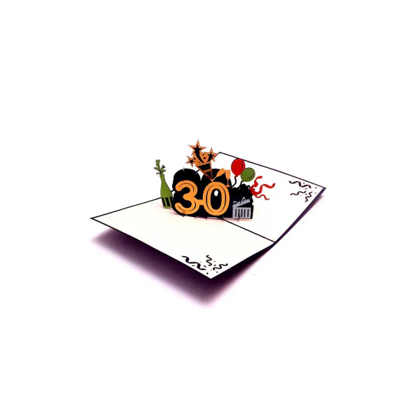 3D üdvözlőlap – 30
