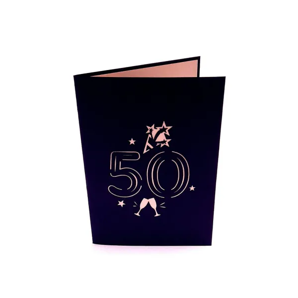 3D üdvözlőlap – 50