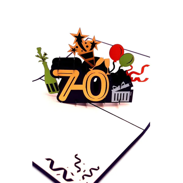 3D üdvözlőlap – 70
