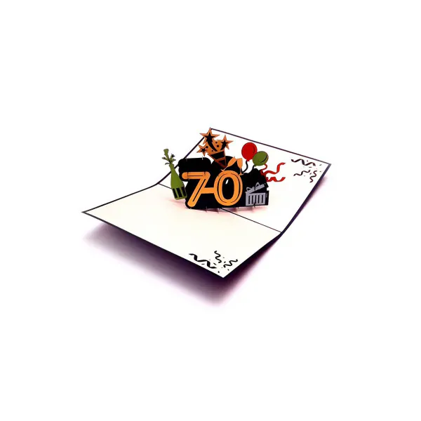 3D üdvözlőlap – 70