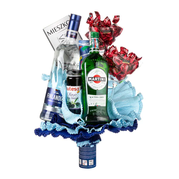 Ajándékcsokor – Vodka Martini Cocktail Set