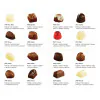 Nagy belga töltött praliné – arany – 400 g