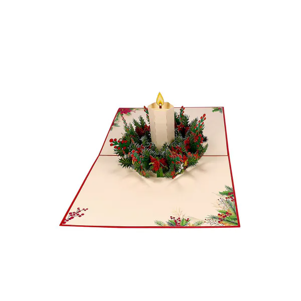 adventni_venec_open.jpg 3D üdvözlőlap – Adventi koszorú gyertyával