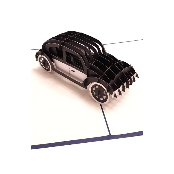 3D üdvözlőlap – Autó