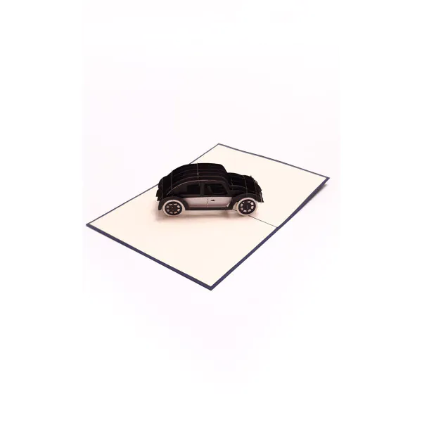 3D üdvözlőlap – Autó